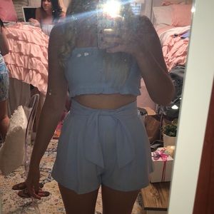 Light Blue Two Piece Set!